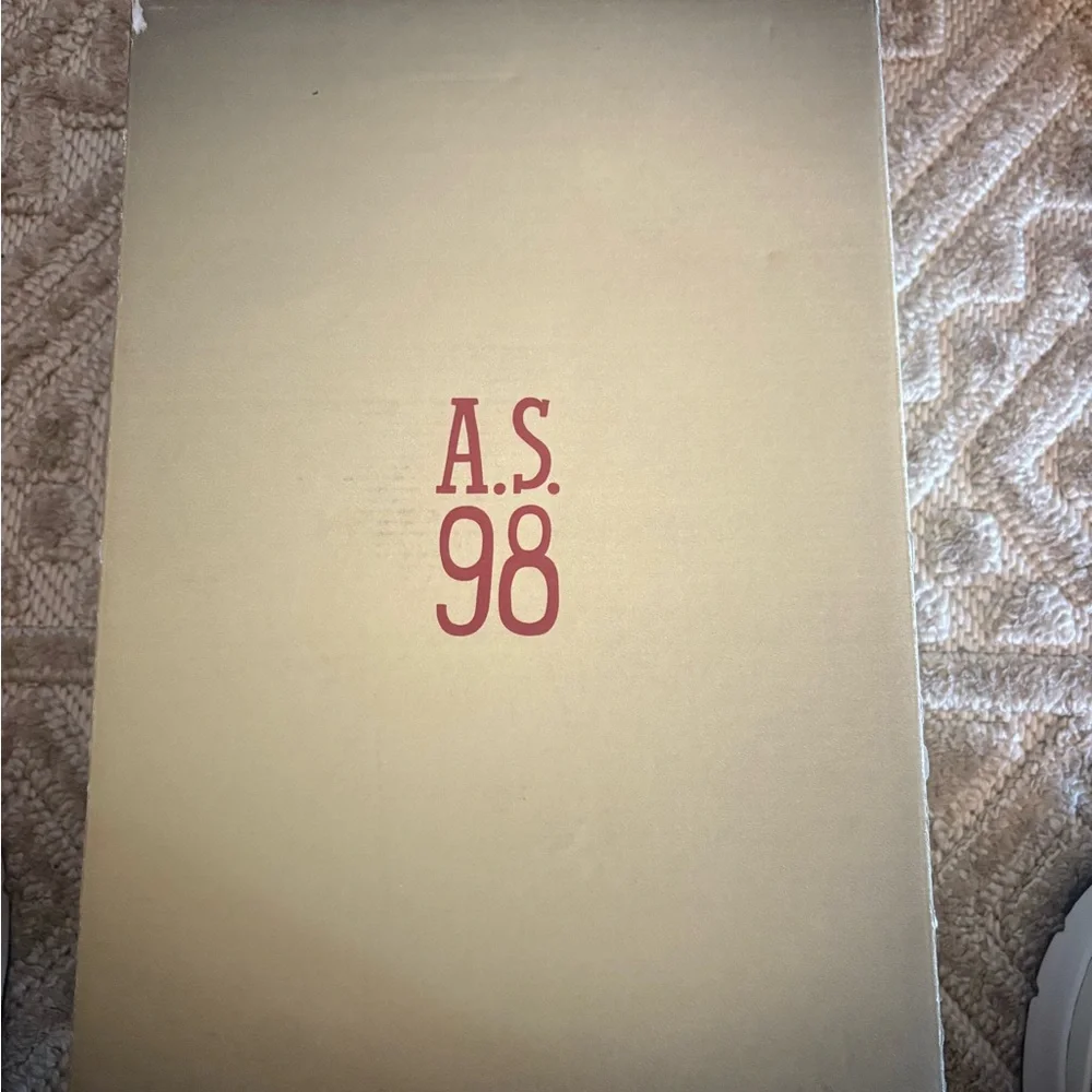 A.S.98 Black Studded Platform Sandals - Picture 6 of 6